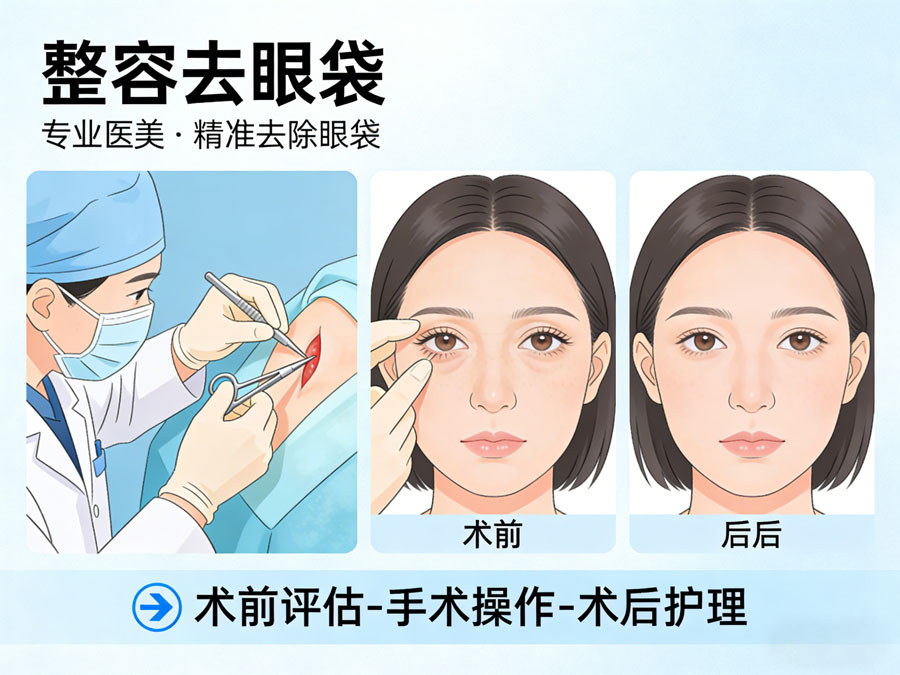 整容去眼袋的手术方式和恢复期注意事项，让你轻松告别熊猫眼