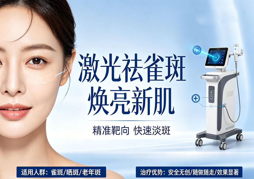 激光祛雀斑一般要做几次比较好？插图