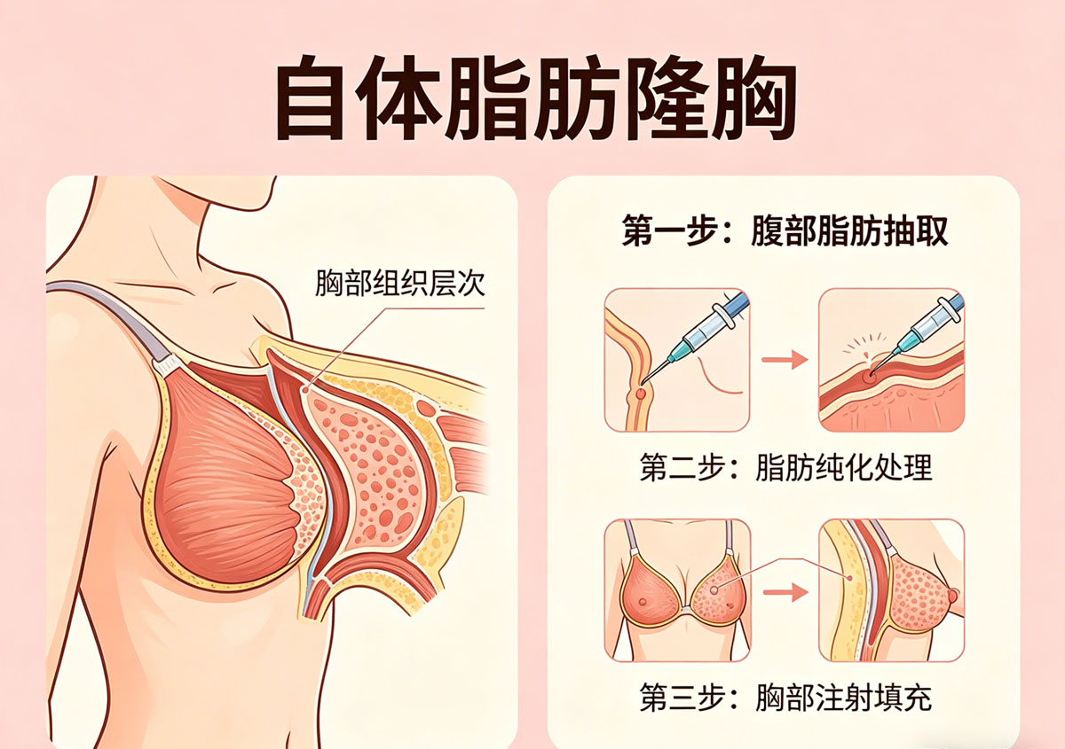 胸部下垂可以做自体脂肪隆胸吗?插图 胸部下垂可以做自体脂肪隆胸吗?插图