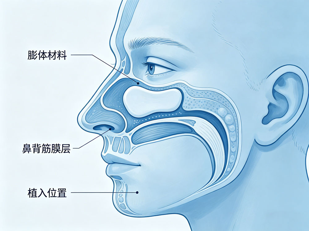 膨体隆鼻后要多久消肿？插图