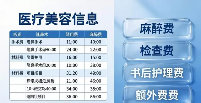 隆鼻大概多少钱？2026最新价格表（别再被忽悠了）插图2