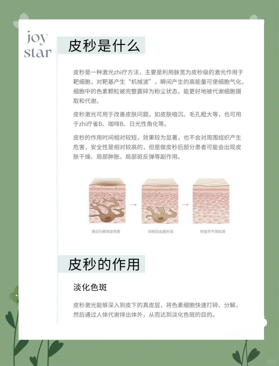 超皮秒祛斑效果持久吗?超皮秒祛斑后是否会反弹插图 超皮秒祛斑效果持久吗?超皮秒祛斑后是否会反弹插图