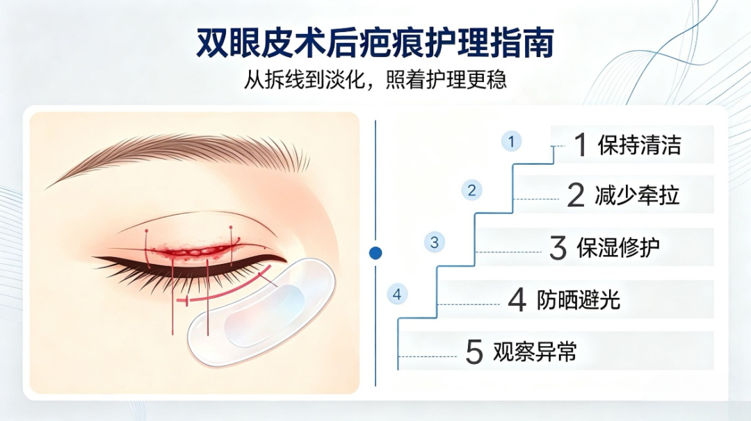 做双眼皮后怎么保养？双眼皮术后恢复阶段？插图