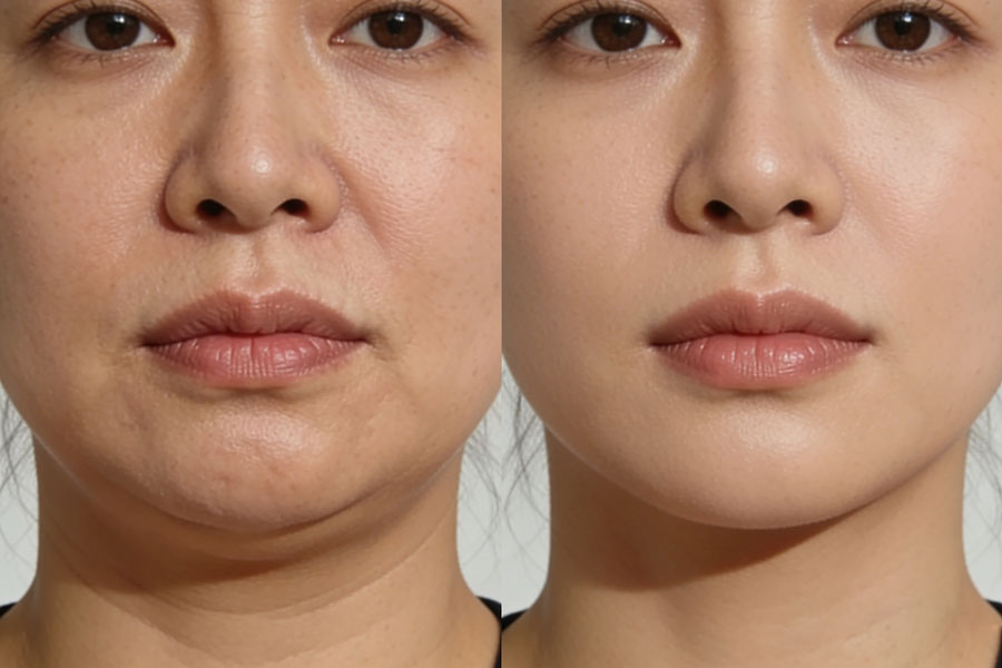 下巴吸脂术(去双下巴)