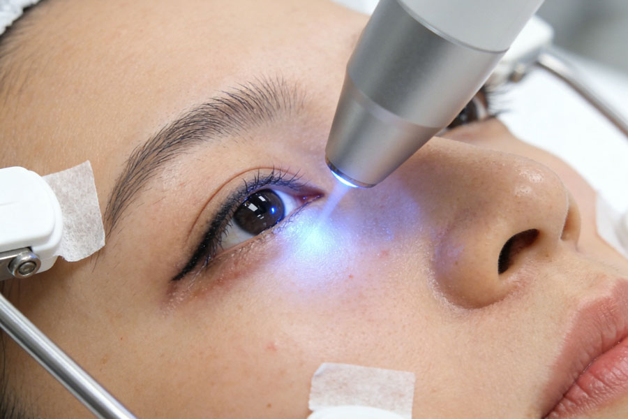 激光去黑眼圈