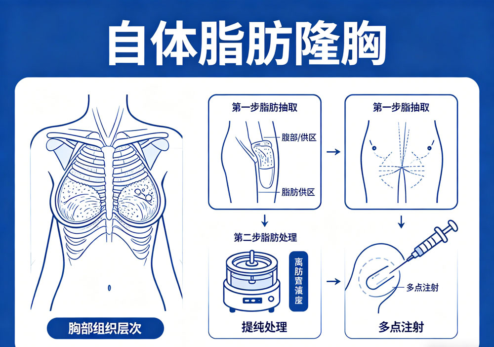 自体脂肪隆胸比较常见的风险