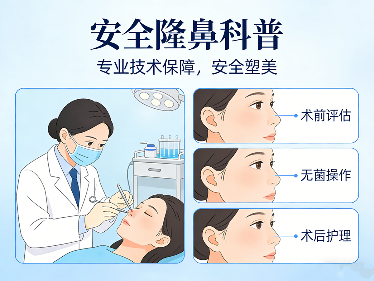 假体隆鼻手术安全吗？如何选择隆鼻材料做到安全隆鼻