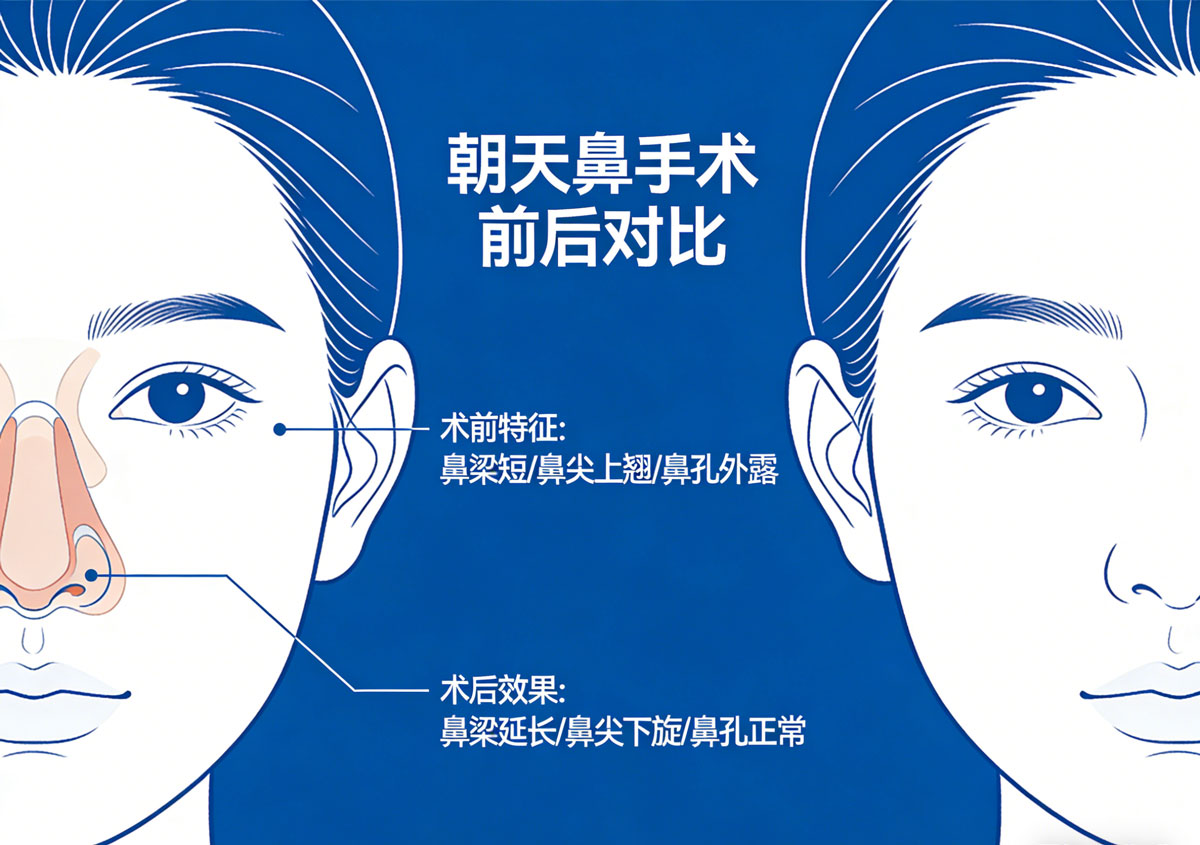 朝天鼻整形手术介绍与风险，如何打造自然立体鼻型