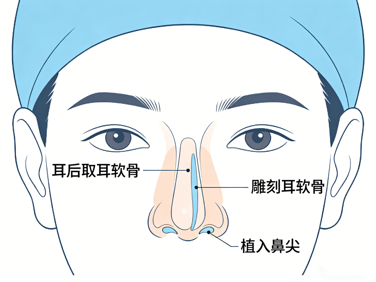 郑州整形医院自体软骨隆鼻的费用是多少？